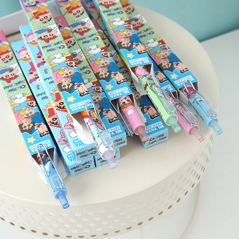 6 個漫画クレヨンしんちゃんゲルペン絶妙なブラインドボックス - Is Stationery Office Supply のレビューと価格