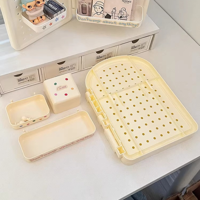 かわいい折りたたみ式コーナーペグボードデスクオーガナイザー、 - Ideal Stationery & Office Supply のレビューと価格