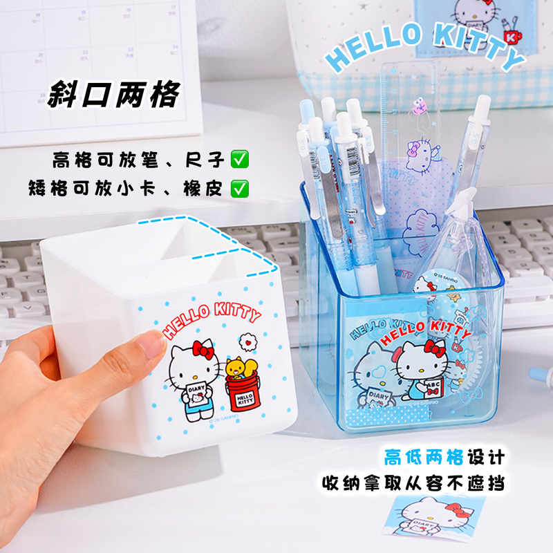 ハローキティの仕切り付きペンシルホルダー、文房具収納ボックス - Ideal Stationery & Office Supply のレビューと価格