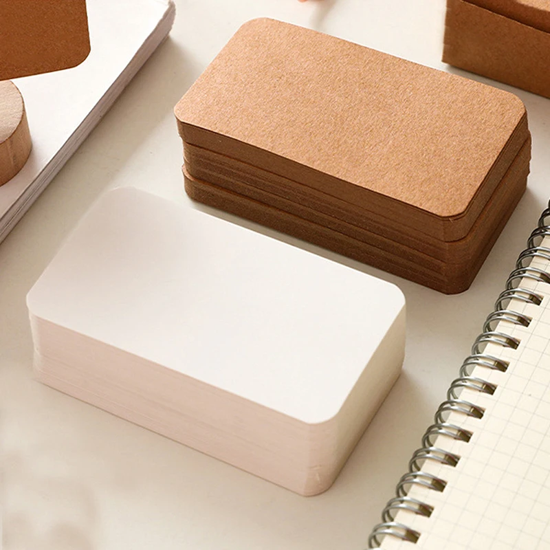 100 個クラフト紙白紙グリーティングカードはがきと封筒ラウ - Letter Envelope Kraft のレビューと価格