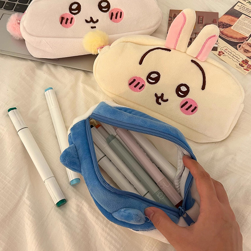 漫画風のかわいいペンケース カワイイウサギ文房具ポーチ 新年 - Office Supply Office Stationery Items のレビューと価格