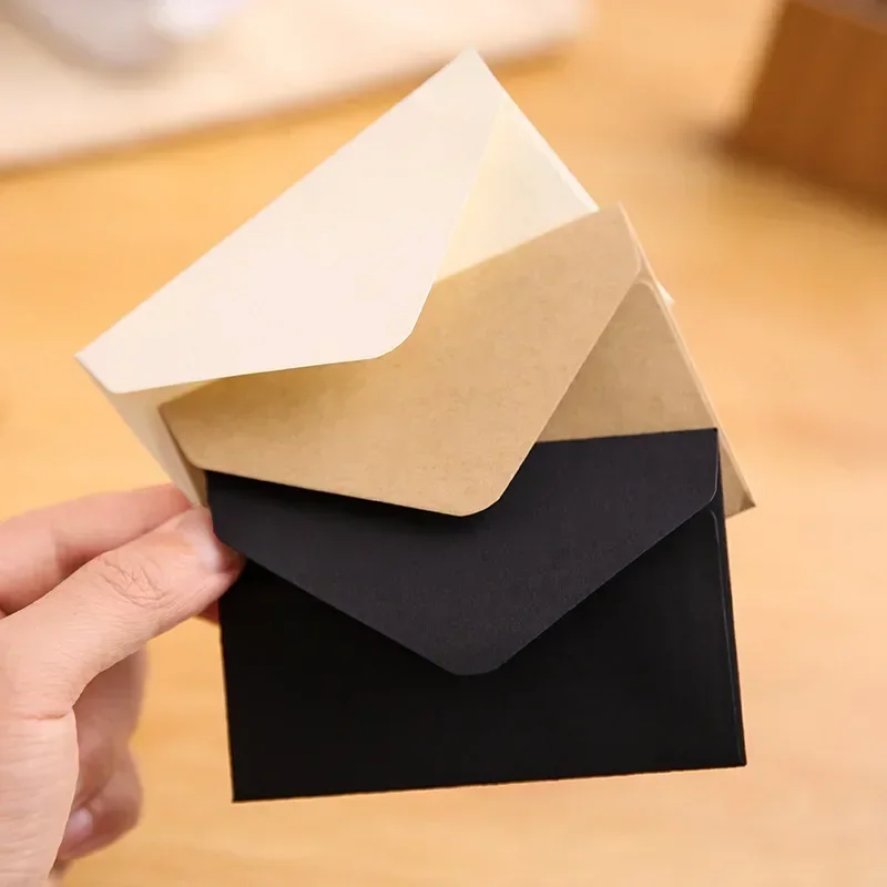 20/40/80 個クラシックホワイトブラッククラフト空白ミ - Letter Envelope Kraft のレビューと価格