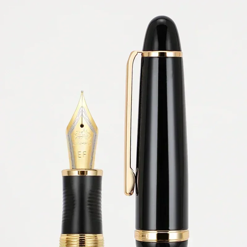 1/5 個 JINHAO X850 万年筆ブラックゴールド  - Stationery Supply Business のレビューと価格