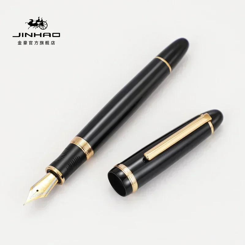 1/5 個 JINHAO X850 万年筆ブラックゴールド  - Stationery Supply Business のレビューと価格