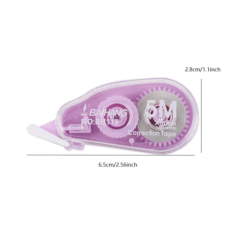 6 ピース/セットホワイトアウト修正テープ複数色学生かわいい - Correction Tape Roller のレビューと価格